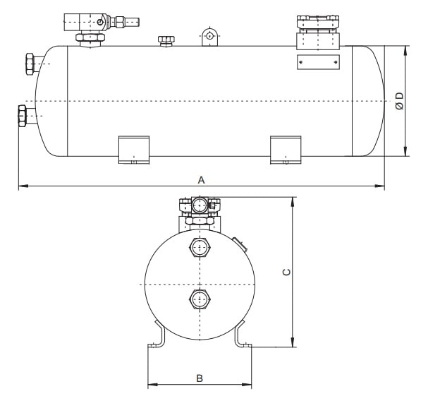 Кожухотрубный теплообменник BITZER F562K